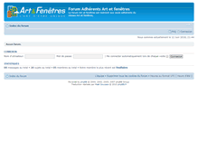 Tablet Screenshot of forum-adherents.artetfenetres.com